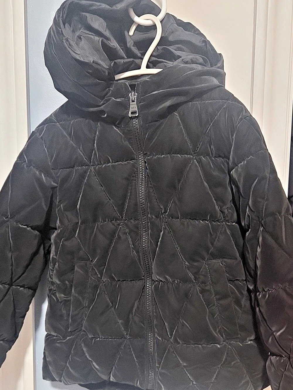Zara Kids Black Puffer Jacket Size Small